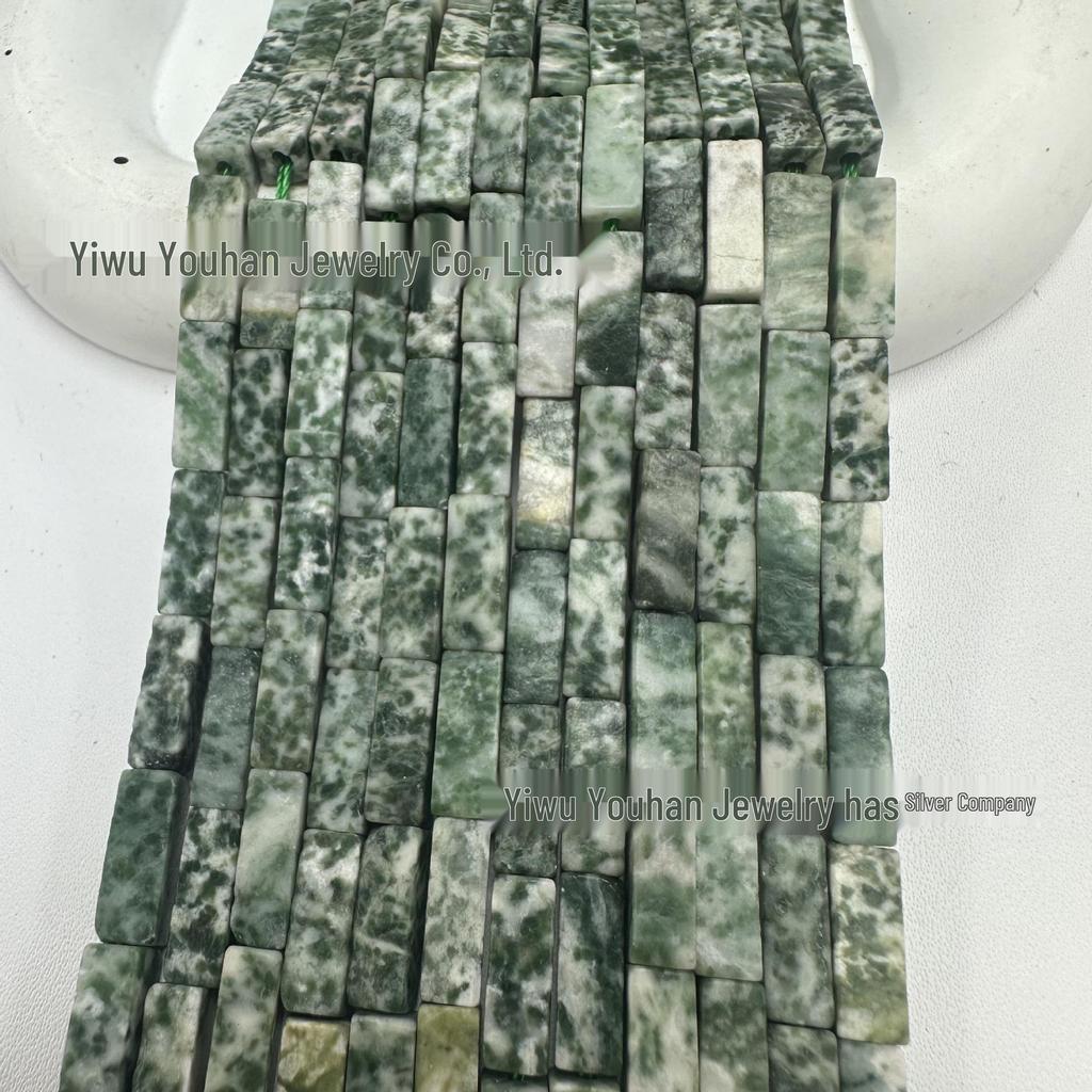 4x13mm Natural Stone Rectangle Bar Beads for DIY Jewelry and Bracelets