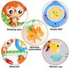 Bath Toys for Toddlers 1-3Y, Compatible with All Bathtubs – Durable Monkey Caterpillar with 2 Suction Cups