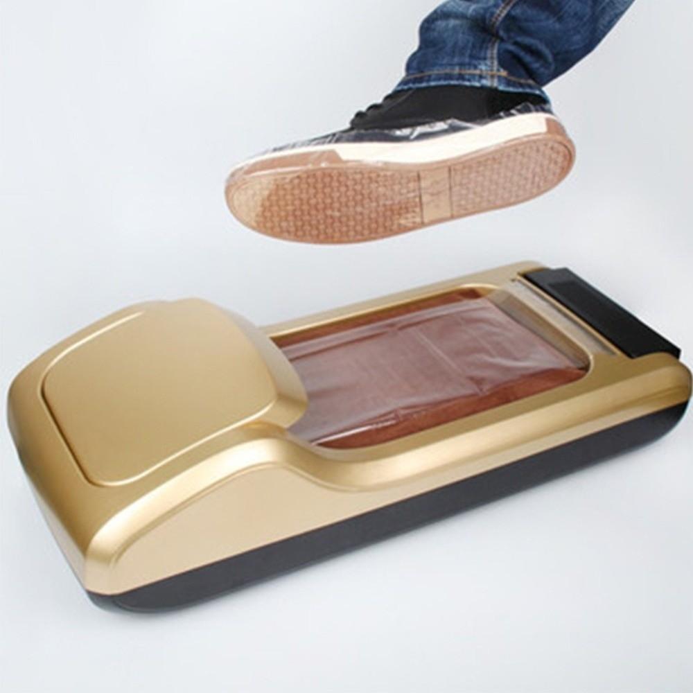 Hands-Free Automatic Shoe Film Dispenser Dustproof Step on Design Intelligent Shoe Cover Box Sanitary Fully Automatic
