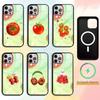 Tomato Cartoon Cute Creative   Phone Case For iPhone17,16,15,14,13,12,11 Plus,Pro Magnetic For Magsafe Wireless Charging