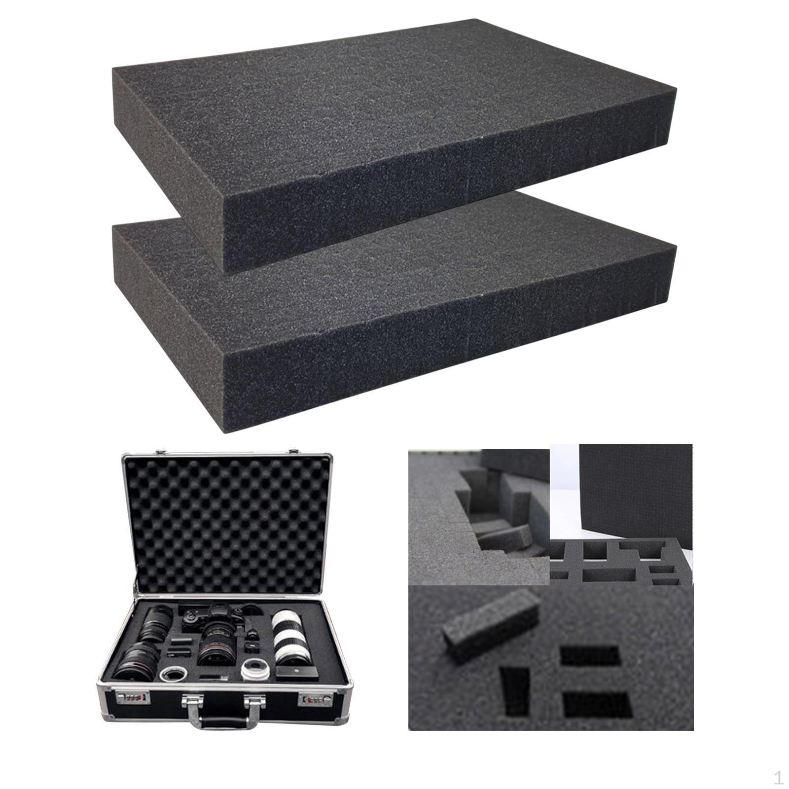 

2 шт. Упаковка Вставки из губки Подкладка для подушек Коробка для хранения Разрезаемый Pick and Pluck 20cmx30cmx4cm