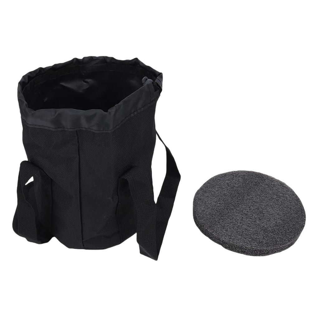 Heavy Duty Shotput Bag with Comfortable Handle Foam Pad for Carrying Single Ball From 6 LBS to 16 LBS