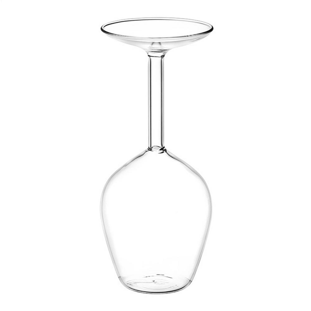 

Upside Down Wine Glass Creative Upside Down Goblet Wine Cup Funny Party Glassware Modern Glassware Glass Inverted Wineglass 501-600ml