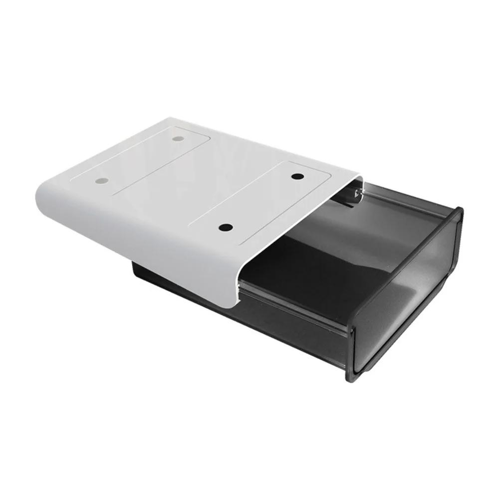 

Slide Buckle Under Desk Drawer Organizer Multipurpose Adjustable Hidden Office Organizer Space Saving Drawer Storage Box
