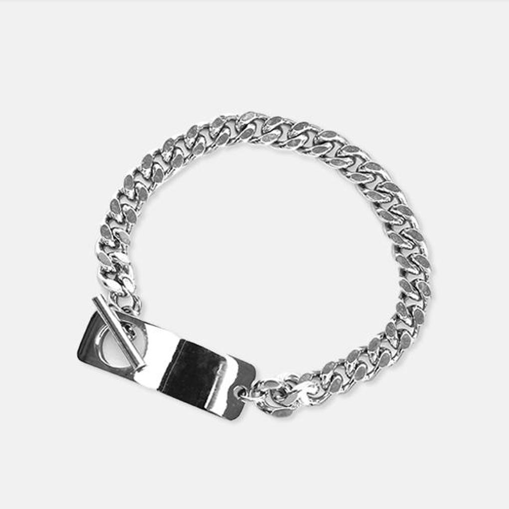 

Bracelet 1COLOR Surgical Steel Chain Men s Women s Couple Accessories 730ZIDA