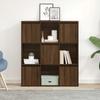 VidaXL Bookcase Brown Oak 89x24x101.5 Cm Engineered Wood, Bookshelf, Storage Rack, Book Holder, 860406
