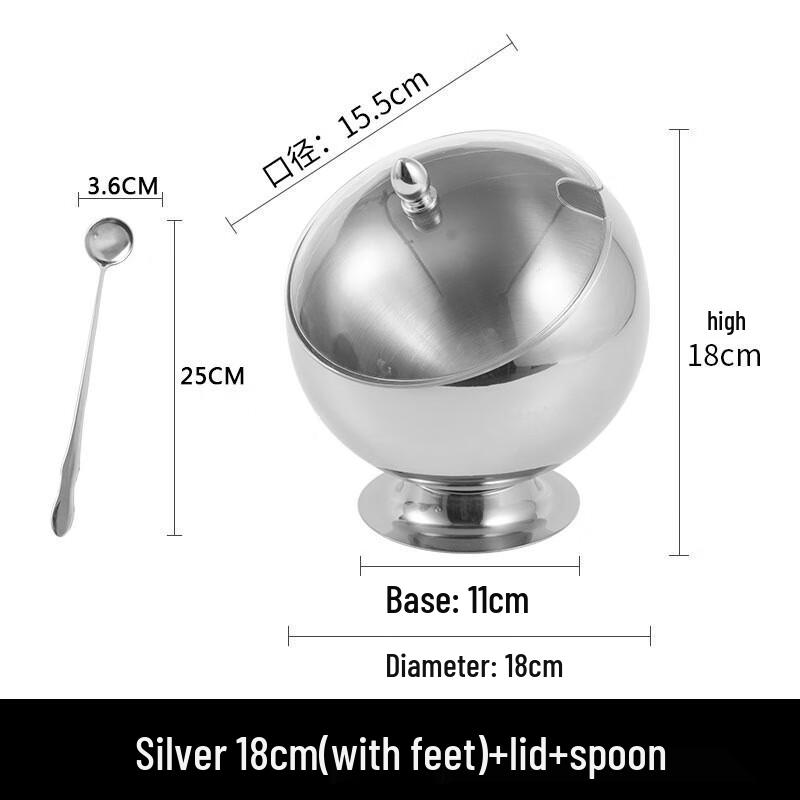 Jiangwo Commercial Stainless Steel Condiment Bowl Set