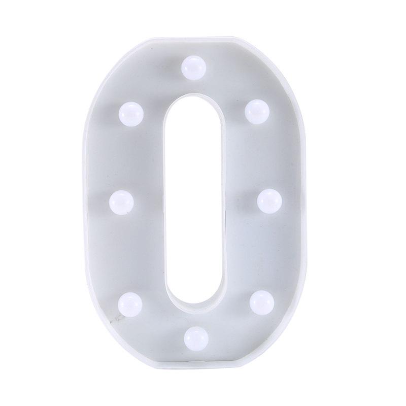 22cm LED Letter & Number Lights for Events - Perfect for Birthdays & Proposals.