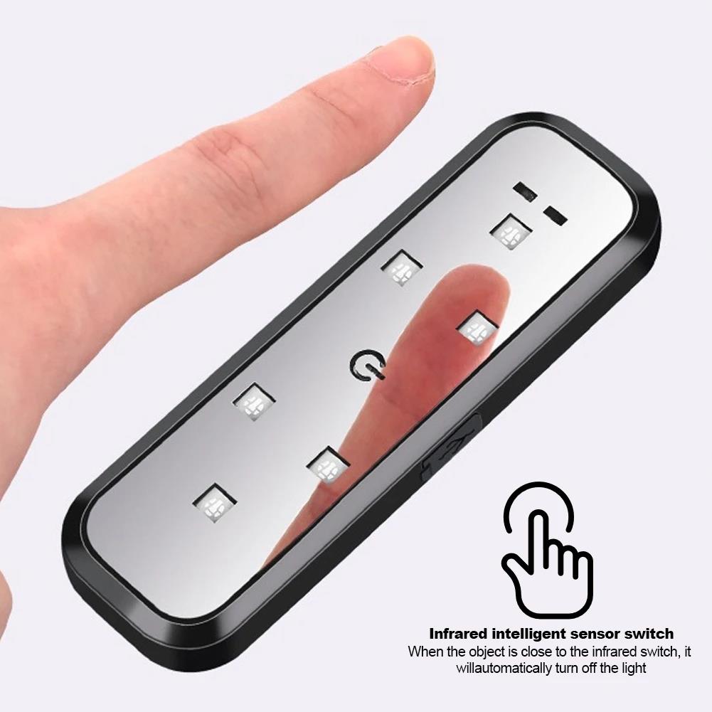 1/2PCS Car LED Door Lights Welcome Light Magnetic Control USB Charging Auto Open Door Safe Anti-collision Emergency Signal Lamp Neon Lights 4
