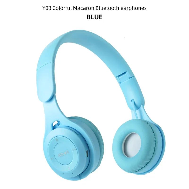 Headphones Kids Wireless Bluetooth Earphones Stereo Foldable Helmets Music Gaming Headsets Over-ear Headphones for