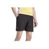 Adidas Logo Print Casual Sports Shorts Men Bottoms Black IW6249