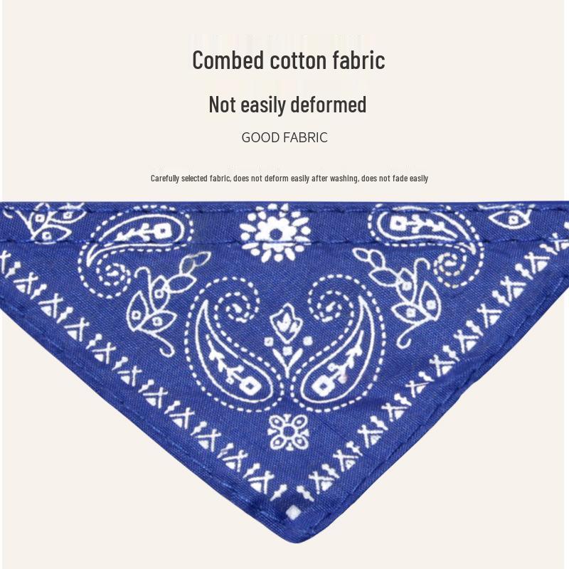 Cat Bandana Collar with Bell - Pet Scarf and Accessory