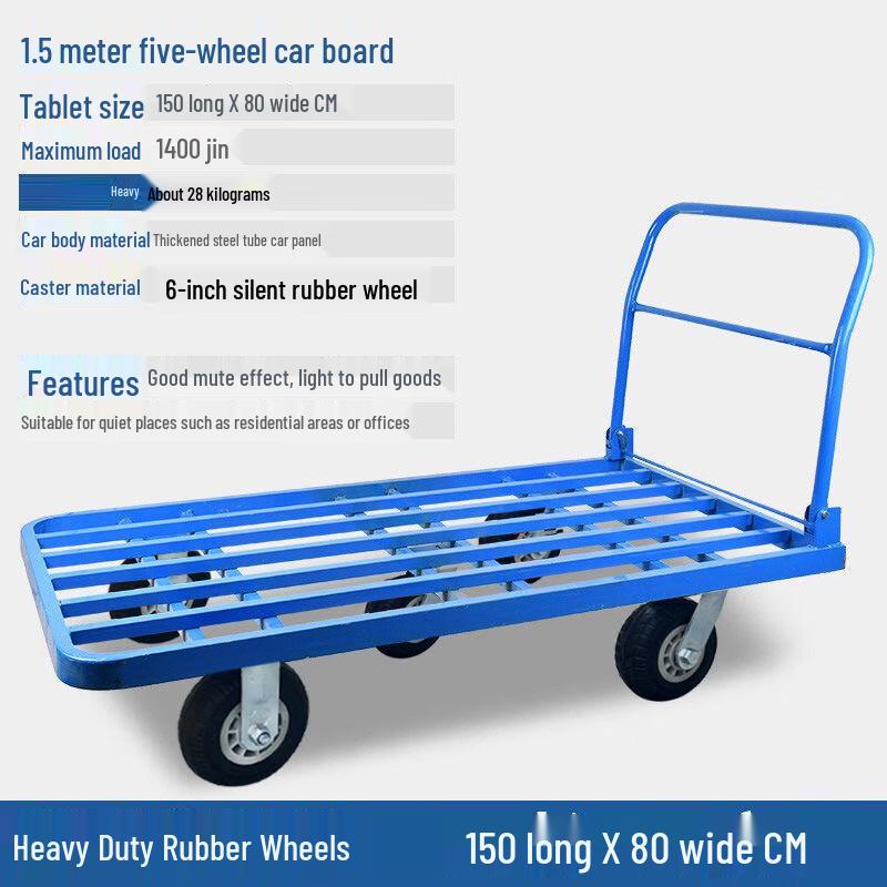 Weisi Foldable Heavy-Duty Flatbed Hand Truck