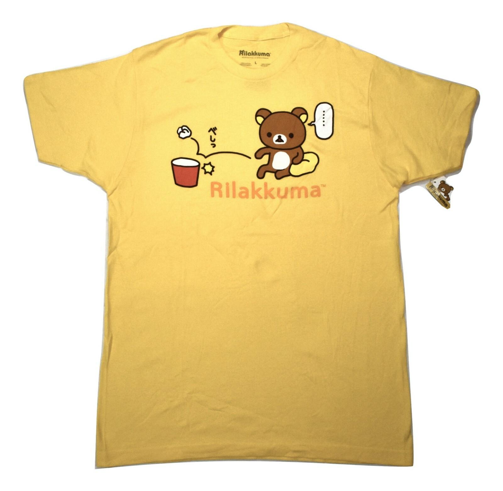 Rilakkuma Оригинальная мужская футболка Rilakkuma Just Miss The Throw L, L