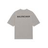 Balenciaga T Shirts Men's Gray Crew Neck Moderate Straight Fit 612966TIVG51167
