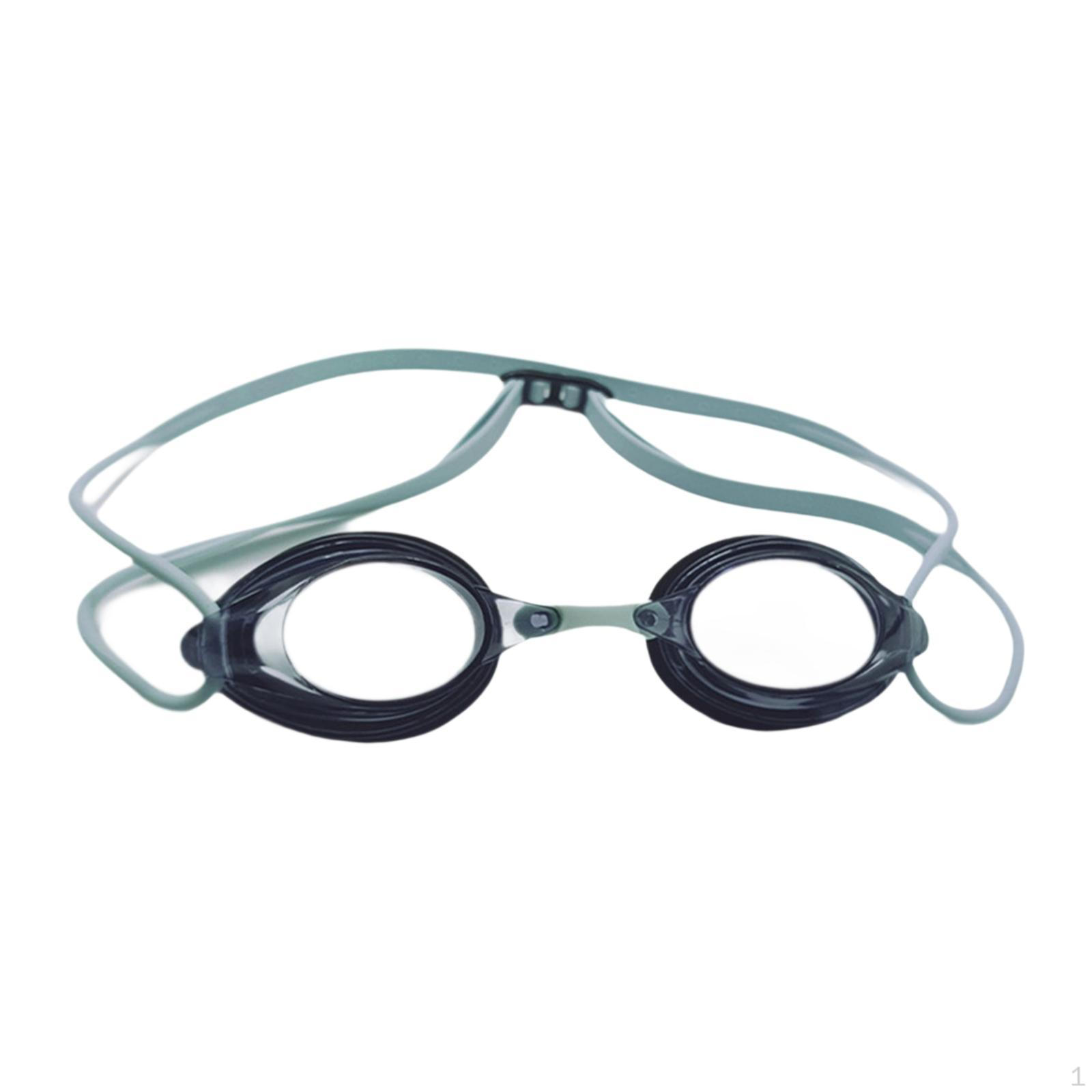 

Силиконовые очки для плавания с защитой от запотевания, портативные очки для мужчин и женщин в помещении, вода Blue Black