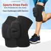 1 Pair Anti Collision Dance Knee Pads Yoga Elastic Knee Pads Sponge Sports Knee Pads  Fitness Gear