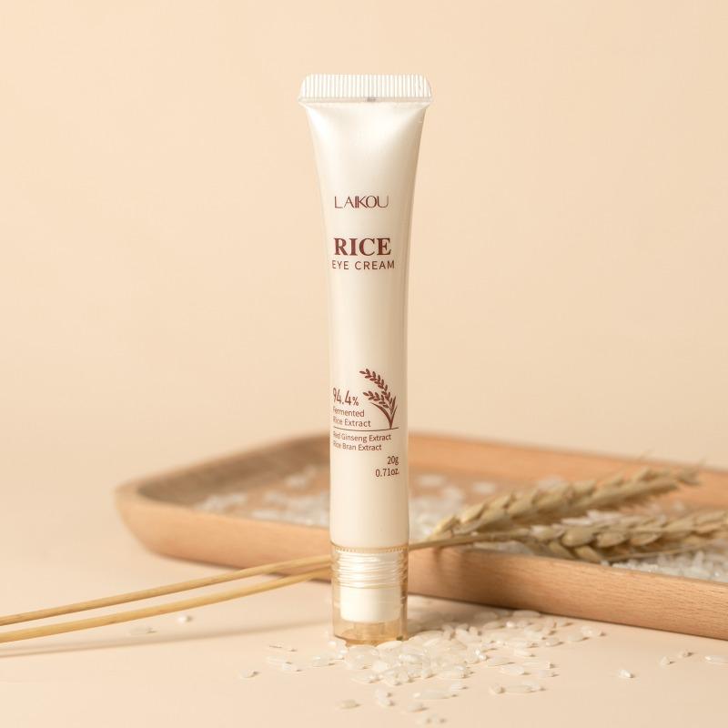 LAIKOU Crema Contorno Occhi all'Olio di Riso Idratante con Estratto di Erbe
