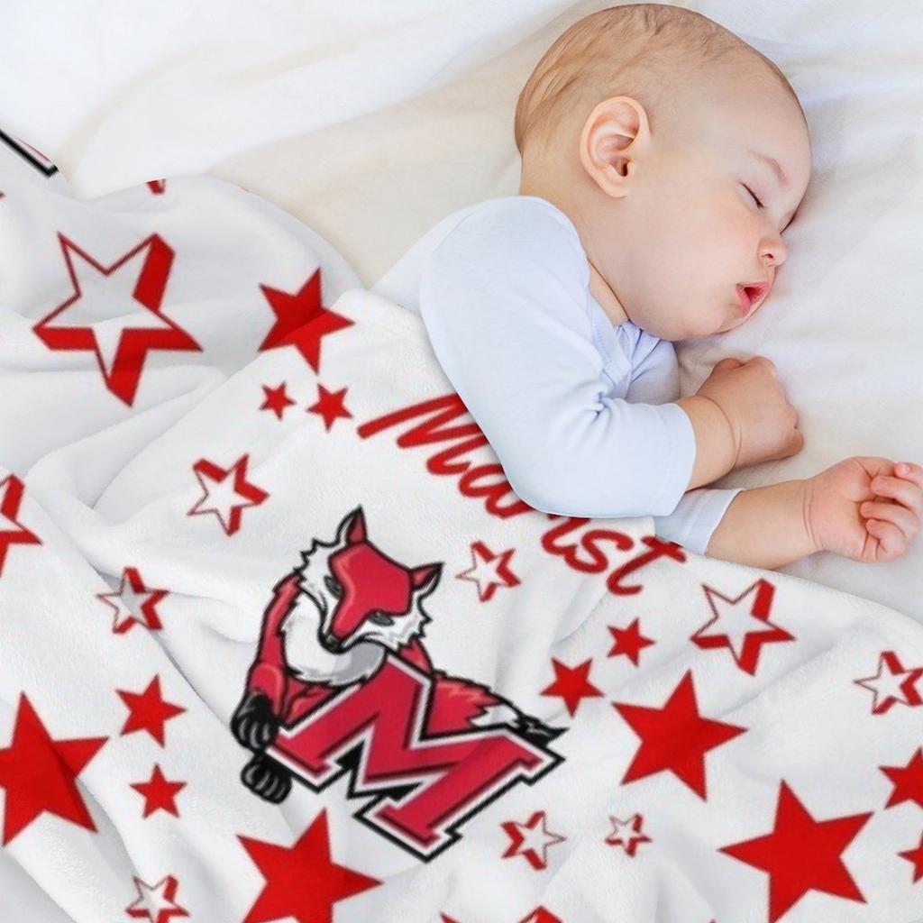 Marist Collage Throw Blanket Moving Luxury Thicken Soft Big Cute Blankets