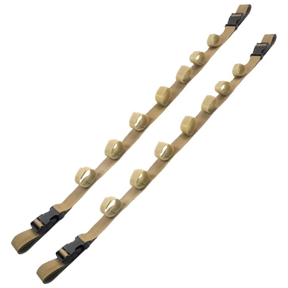 2Pcs 7 Rod Capacity Car Fishing Rod Holder Adjustable Vehicle Fishing Rod Strap  Rear Seats