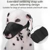 Noise Reducing Dog Muzzle Breathable ChewProof Design Secure Pet Training Muzzle for Public Space and Travel Essential