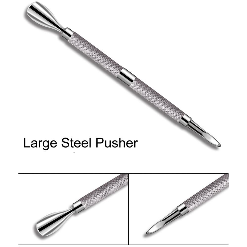 3pcs Dead Skin Remover Cuticle Nippers Dead Skin Pusher Kit For Fingernails