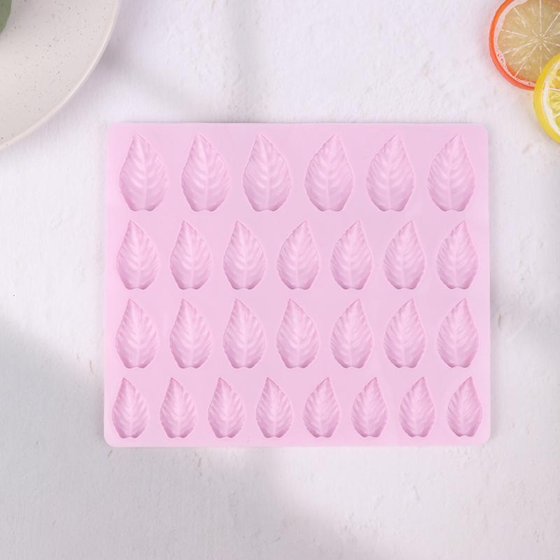 

1 шт. 28-гнездная мини-форма в форме листа из силикона для украшения торта своими руками, форма для жевательных конфет, силиконовые инструменты для выпечки шоколада