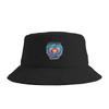 Vintage Retro Midnight Sun Dolphin Graphic Bucket Hat For Unisex Women FisherUnisex Hats Casual Fishing Caps Soft Fold Harajuku Hats