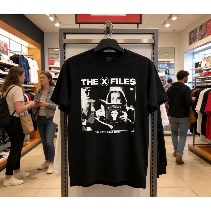 

X-Files Movie T-shirt, Classic Men s T-shirt, Summer New Item Suitable for Both Men and Women, Casual and Fashionable T-shirt S разноцветный