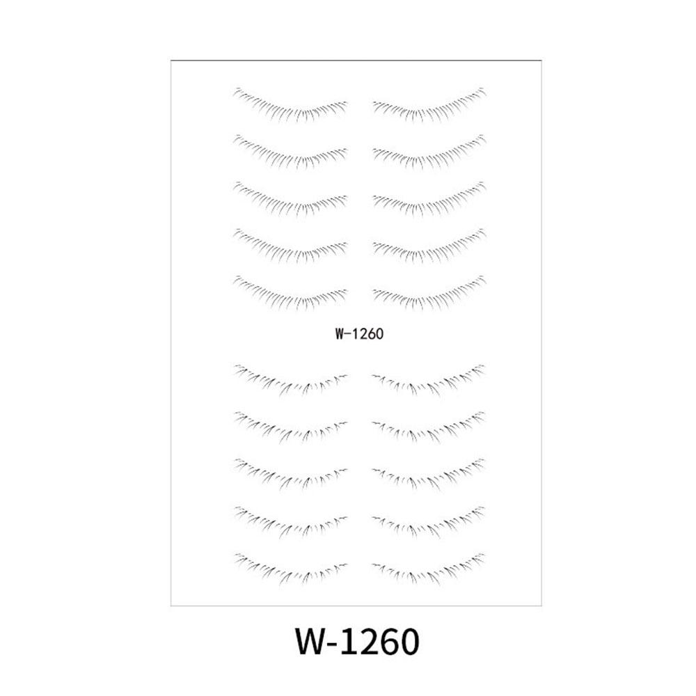 Lower Eyelash Tattoo Long-Lasting Waterproof And Sweatproof Simulation 3D False Eyelash Enlarge Double Under Eye Eyelash Sticker