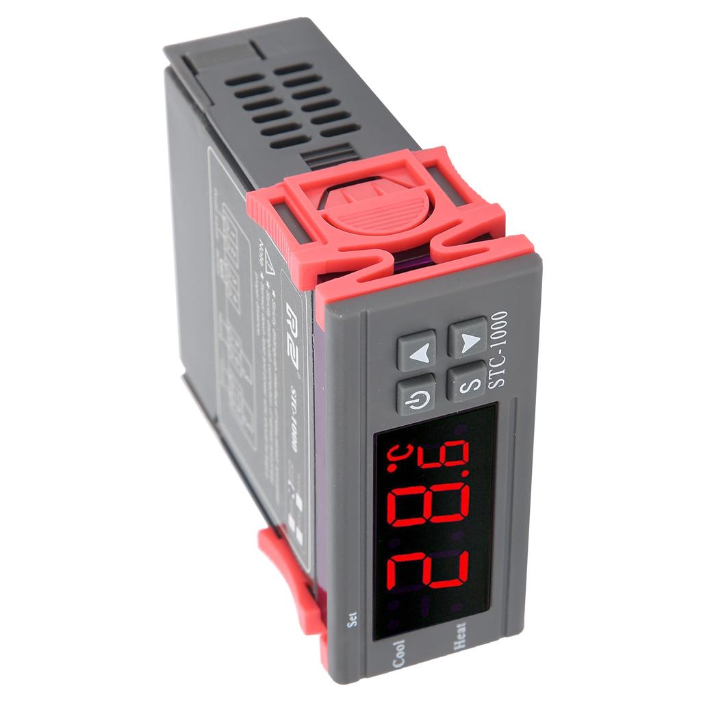 STC‑1000 Digital Temperature Controller Cooling and Heating Thermostat with Sensor AC110‑220V