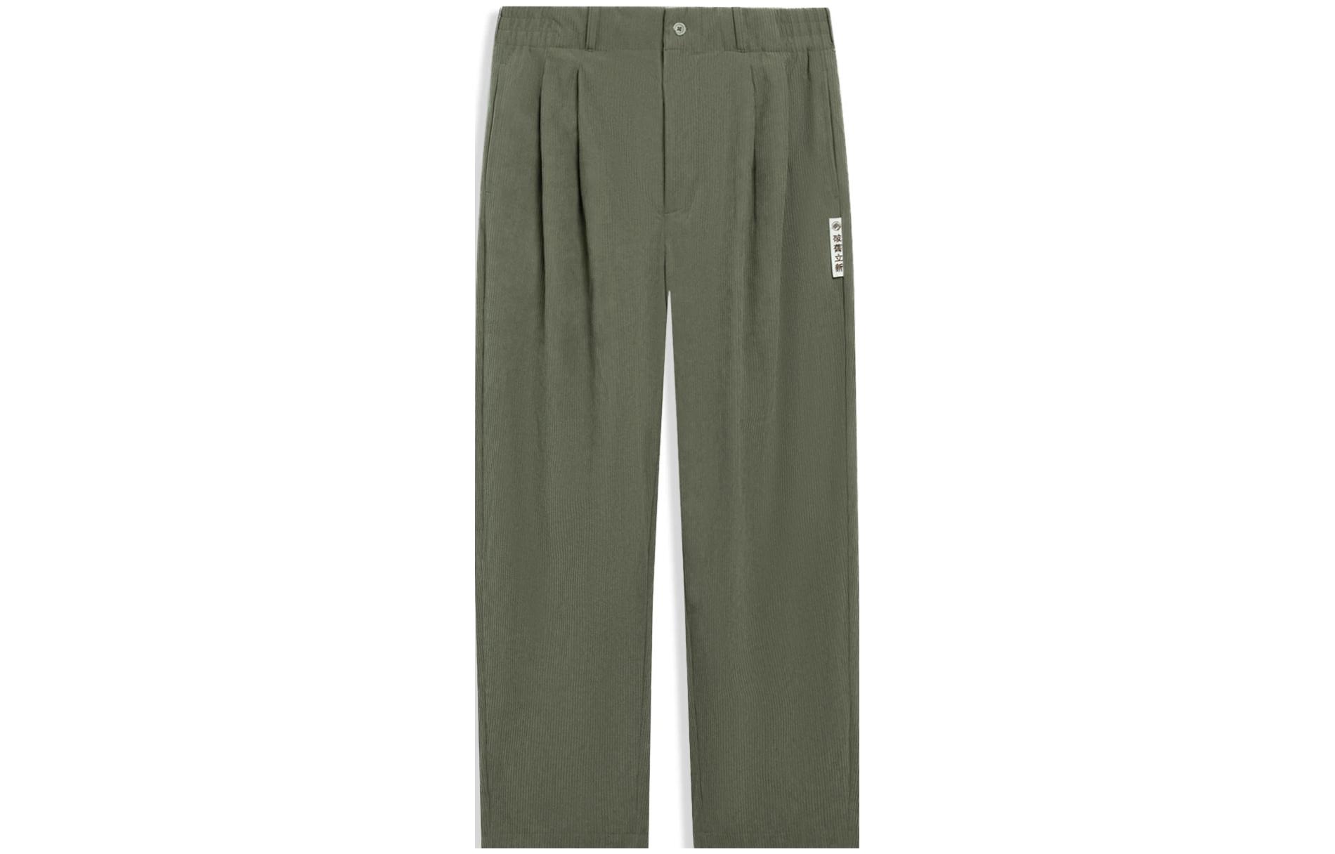 Li Ning Casual Pants Men s Army Canvas Green AKXT007-1 XXL