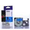 8m X 9mm Label Tape Compatible For Casio Label Maker Kl-780 Kl-60 Kl-170 Kl-120 Kl-820 Cw-l300