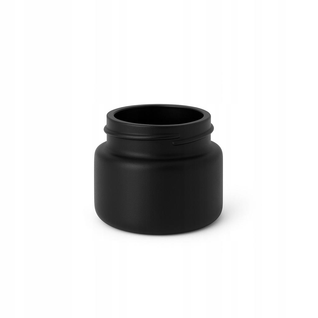 Jar Small Jar Black Matte Glass 10G For Cream Balm Cosmetics Ointment Gel