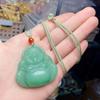Dongling Jade Maitreya Buddha Versatile Unisex Pendant Necklace