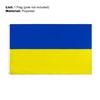 Ukraine-Flagge, UV-beständiges, lichtbeständiges Polyester, leuchtende Farben, Flagge der Ukraine für den Innenbereich