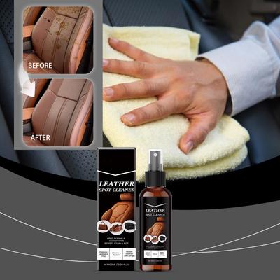 Multifunctional Neutral Leather Cleaner, Stain Removal, Nourishment, Sofa, Car, Leather Goods, Universal Care 100ml