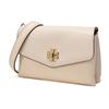 Tory Burch Kira Flap Leather Chain Crossbody Shoulder Bag Women Bags Cream 55346-122