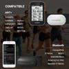 COOSPO H808S Sensor de frequência cardíaca Modo duplo ANT Bluetooth com cinta peitoral Computador de ciclismo para Wahoo Garmin Zwift Monitor esportivo