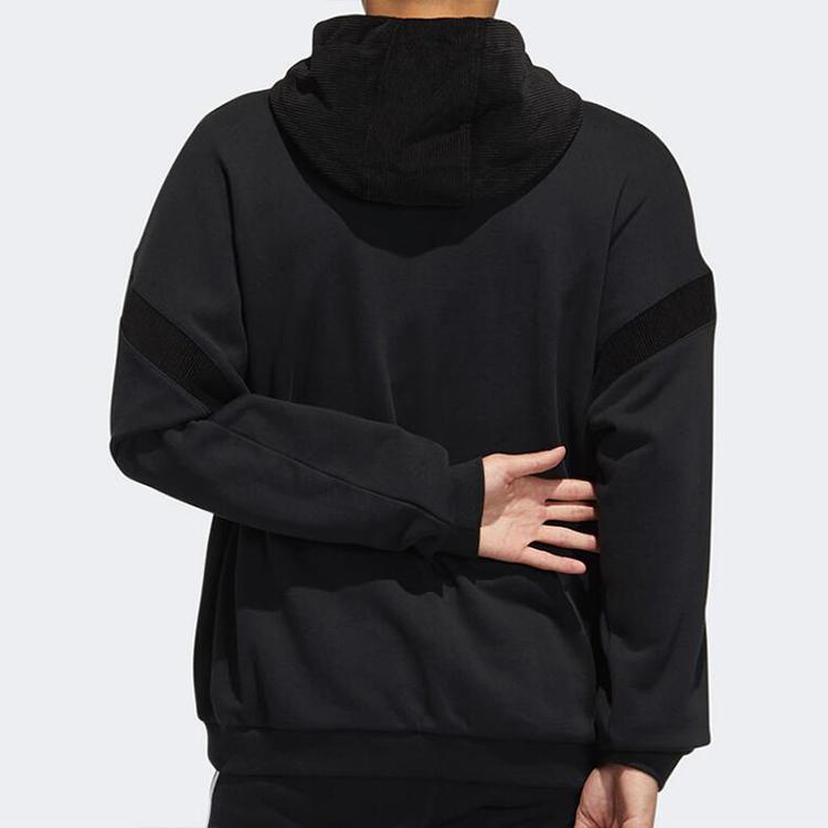 adidas Originals Trefoil ADV Hoodie Athleisure Pullover Men Hoodie Black GV0929