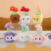 Kuromi Hello Kitty Melody Cinnamoroll Spongebob Squarepants Plush Plant Pot With Soft Pp Cotton Plush Toy For Kids Room Decor