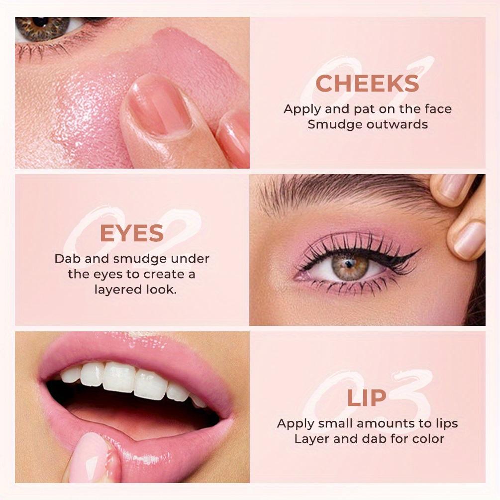 Fard de obraz pentru schimbarea culorii Balsam pentru fard de obraz negru, cristal transparent, fard de obraz, gel magic, nud natural, fard de obraz pentru contur pentru buze și obraji.