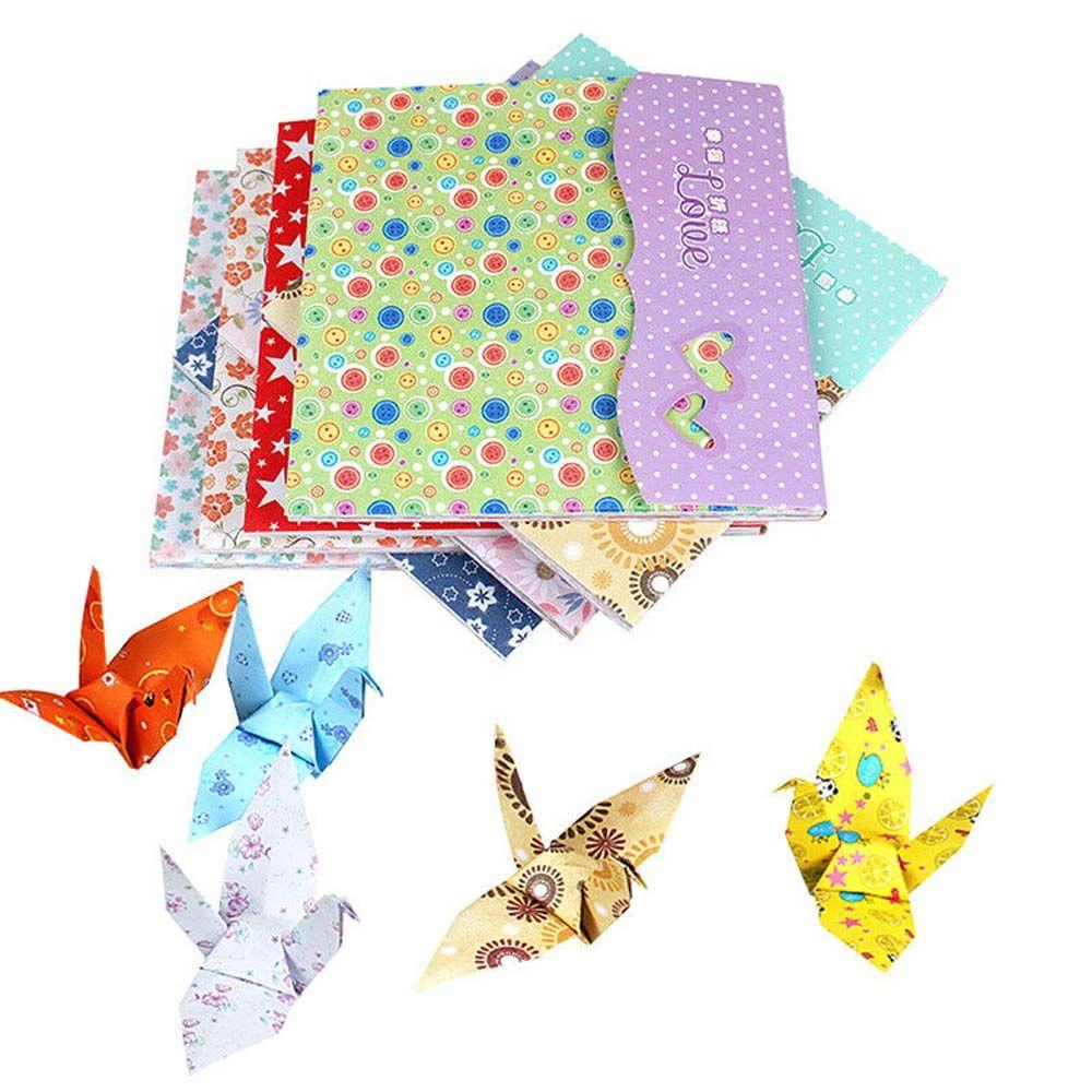 Cartoon Square Scrapbooking Decorative Handmade Folding Paper Kids Origami DIY Making Paper Crafts