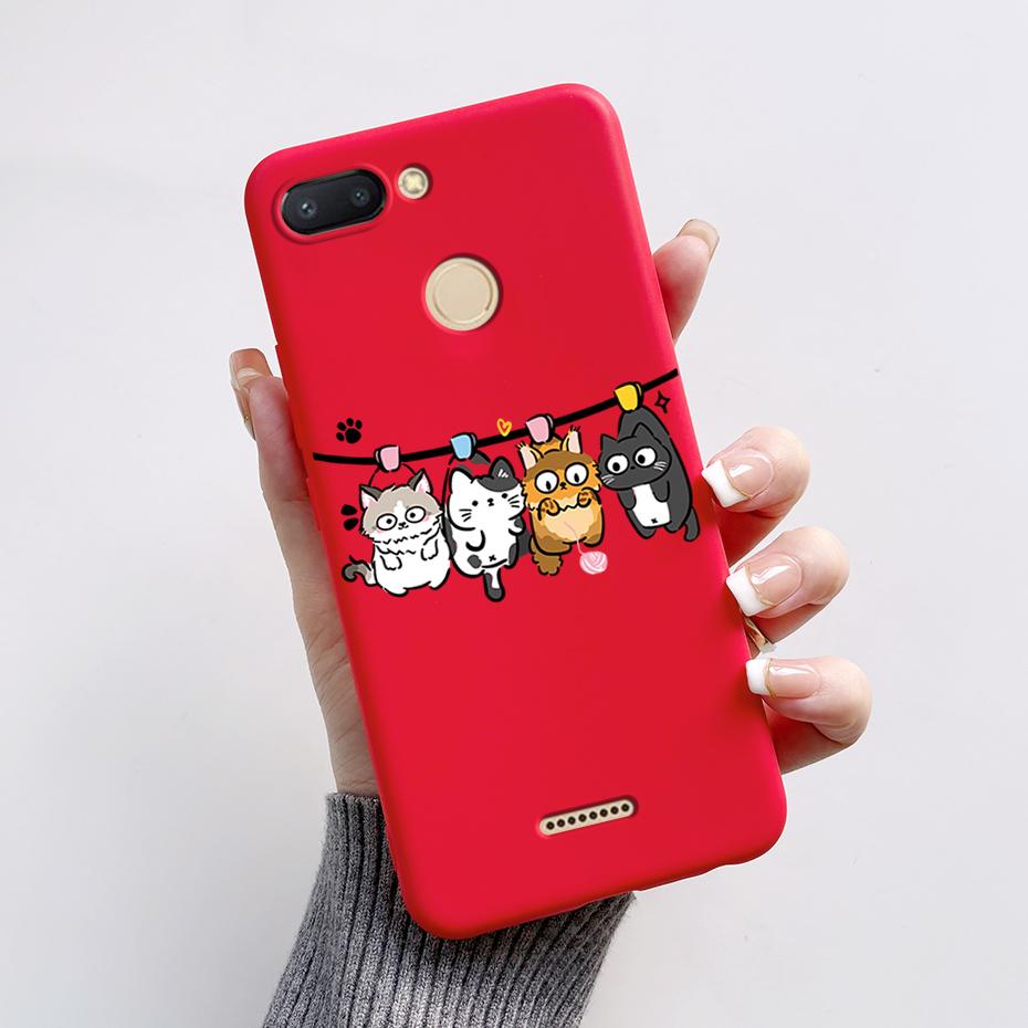 For Xiaomi Redmi 6 Case Redmi 6A Cute Cartoon Frog Back Cover Silicone Soft Phone Case For Xiaomi Redmi 6 6A Redmi6 Coque Bumper