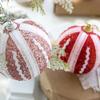 8cm Christmas Decorative Ball Delicate Hanging Ornament Crafts Christmas Tree Pendant  Window