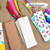 Ancient-Style Painted Lacquer Bookmark with Handmade Tassel - DIY Creative Blank Card for Students