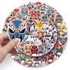 120 Peking Opera Face Painting Stickers - Creative Chinese Style, Waterproof Decorative Stickers for Computers and Phones.