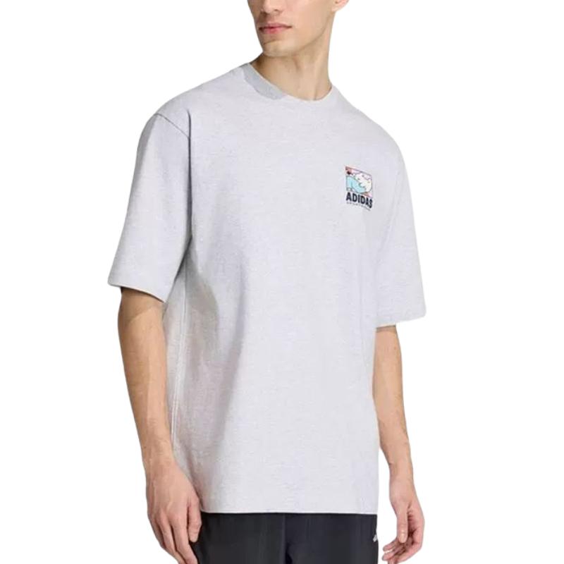 Adidas Casual Style Round Neck Short Sleeve T-Shirt Men tops KE4340