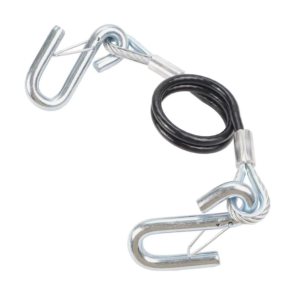 1pcs Car Trailer Safety Tow Rope Maximum Extension Length 27.6 In Spring Tow Rope For RV Accessories