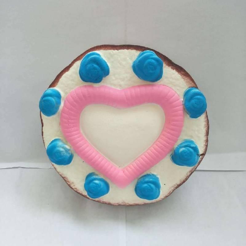 Realistic Shaped Heart Cake Toy Slow Rebound Stress Relief Craft Gift Children